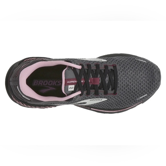 NWT Brooks Adrenaline GTS 22 Running Shoe - Women's-Gray/Pink - Picture 5 of 8
